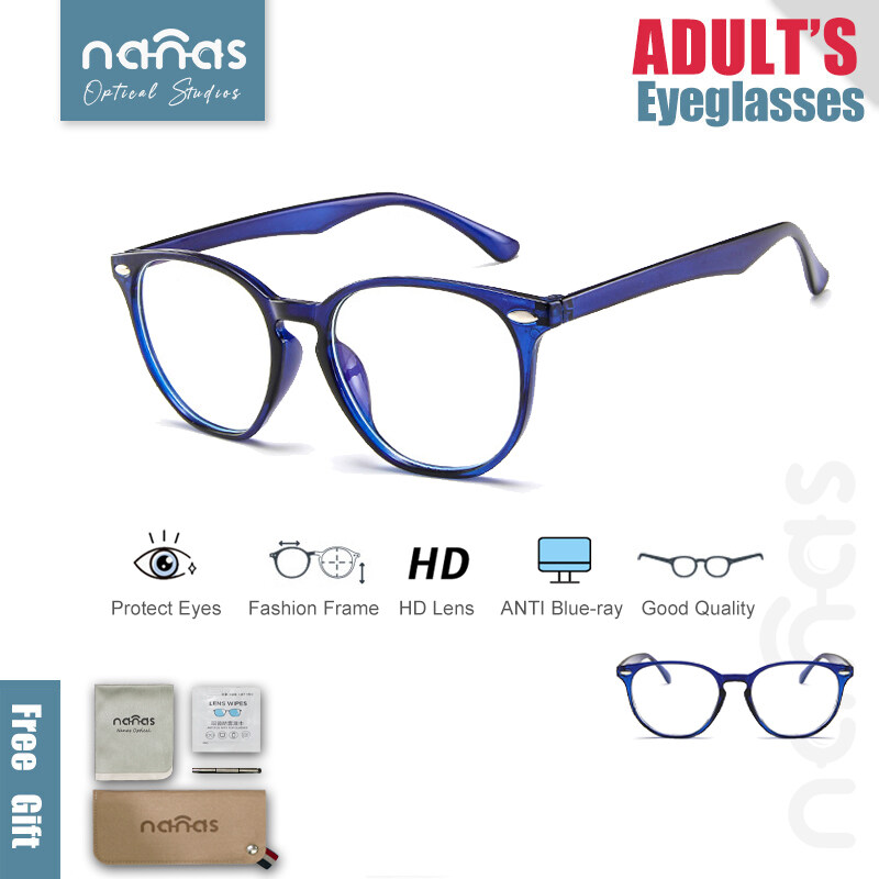 Nanas Fashion Computer Eyeglasses Anti Radiation Glasses for Men for Women/ Anti Blue Light Eyewear/ Replaceable Lens 5090