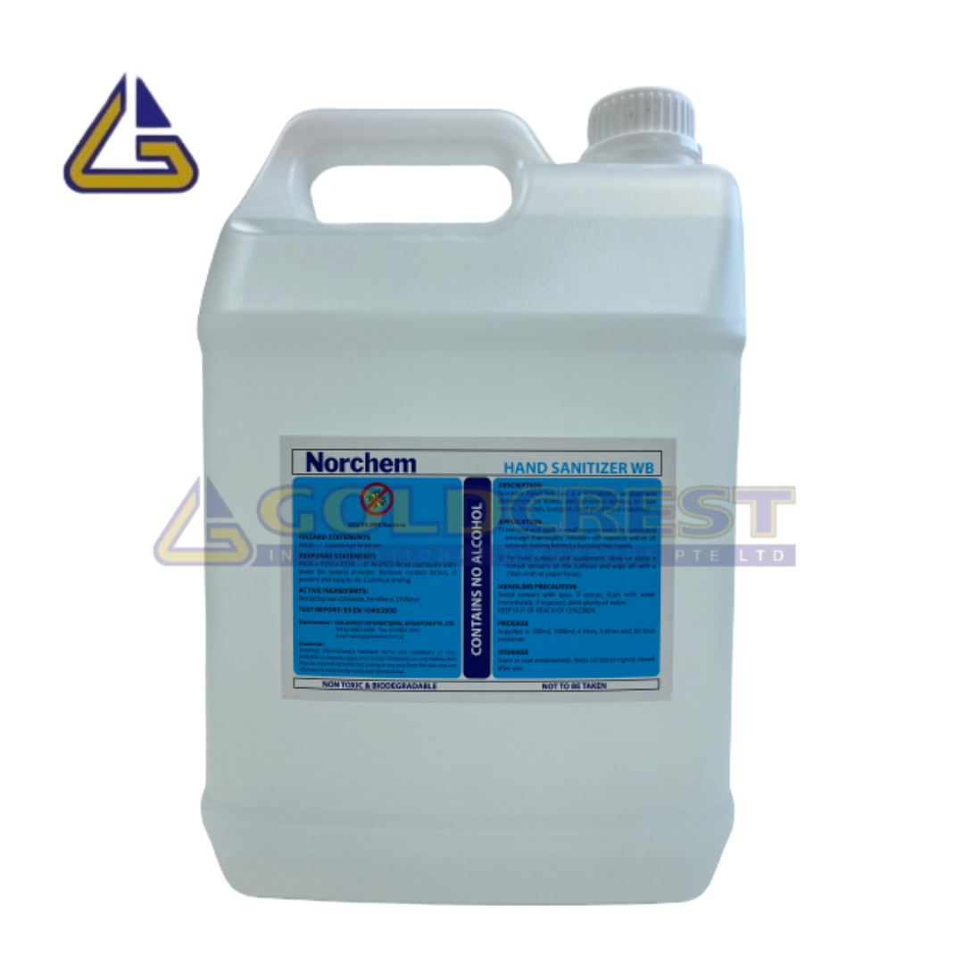 Norchem Non Alcohol Hand Sanitizer WB 5L