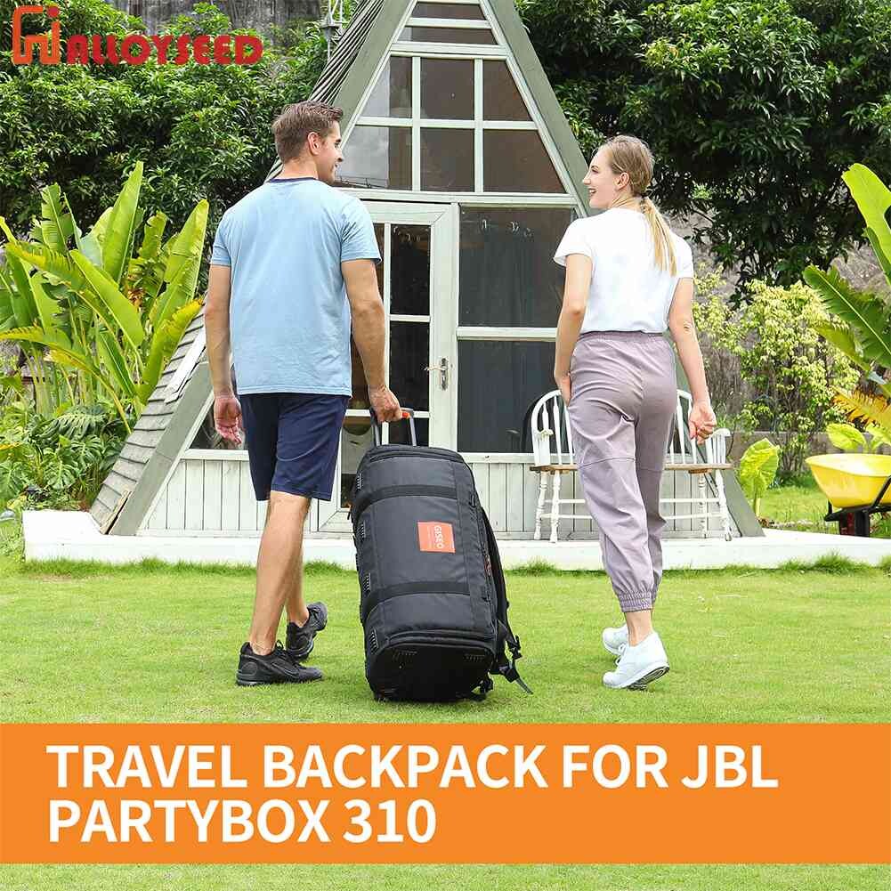 Waterproof Bluetooth-compatible Speaker Storage Bag Large Capacity Foldable Speaker Backpack Accessories for JBL Partybox 310